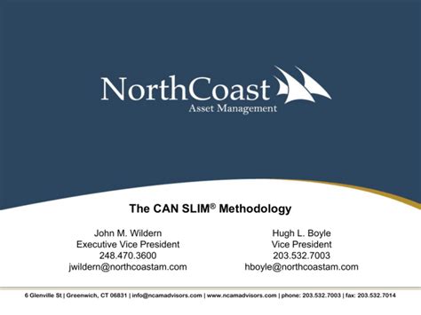 The CAN SLIM ® Methodology