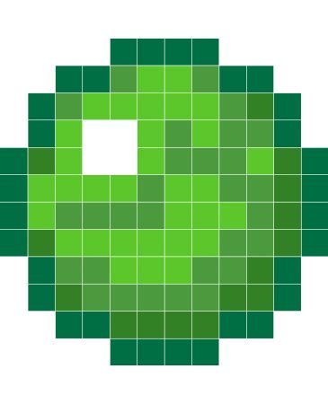 Minecraft slimeball - Wall Decals - Stickaz