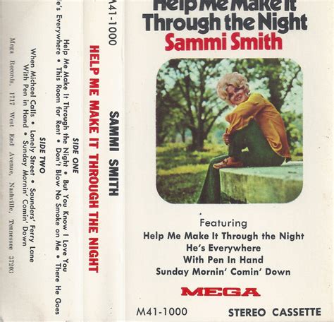 Sammi Smith – Help Me Make It Through The Night (Cassette) - Discogs