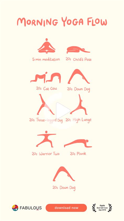 Morning yoga flow with Fabulous | Morning yoga flow, Morning yoga ...