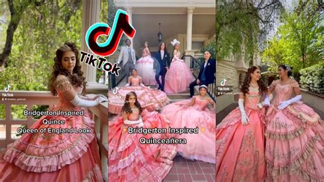 Bridgerton Inspired Quinceañera Looks | Tik Tok Compilation - YouTube