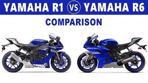 Yamaha r1 vs r6 - YouTube