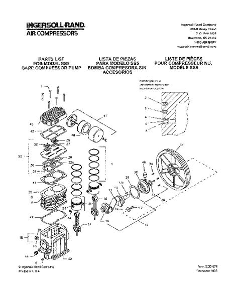 Ingersoll Rand SS3 SS5 Air Compressor Owners Manual