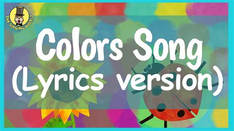 Colors Song for Kids (with lyrics) | The Singing Walrus - YouTube