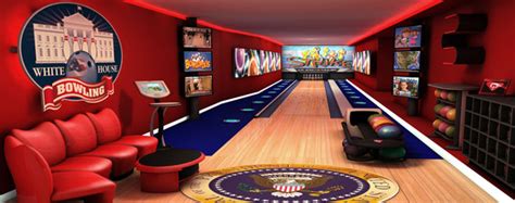 Bowling with Mr. President beneath the White House