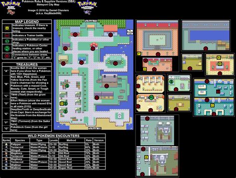 Pokémon Ruby / Sapphire Slateport City Map (PNG) - Neoseeker Walkthroughs