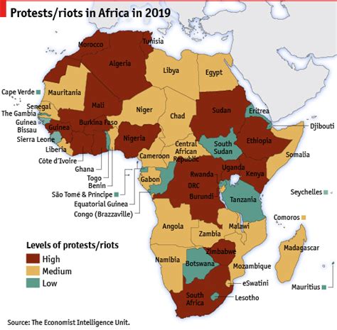 Protests in Sub-Saharan Africa