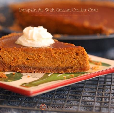 Easy Pumpkin Pie With Graham cracker Crust | Graham Crust Pumpkin Pie