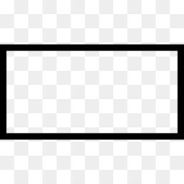 Black Rectangle Outline Png