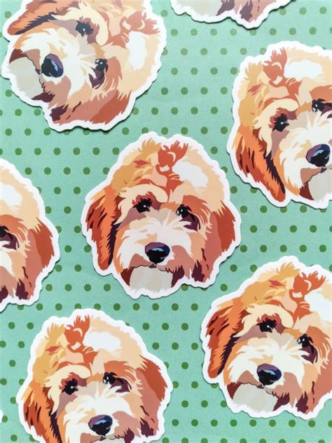 Doodle Dog Sticker Doodle Mom Doodle Stickers Labradoodle - Etsy