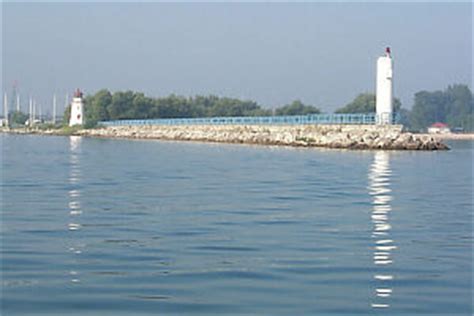 Cheboygan River Lake Huron Channel Fishing Boating Inland Waterway Michigan Interactive™