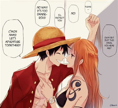 One Piece - Luffy x Nami | One punch man anime, One piece nami, One punch man manga