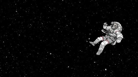 Astronaut Lost in Infinite Space Wallpaper - XFXWallpapers