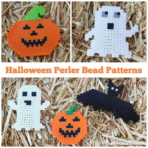 Halloween Perler Bead Patterns - Frugal Fun For Boys and Girls