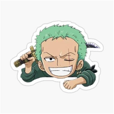 Zoro Stickers for Sale | Anime chibi, Manga anime one piece, One piece ...