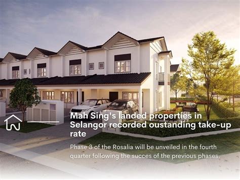 PROPERTY NEWS: Mah Sing's landed properties in Selangor recorded ...