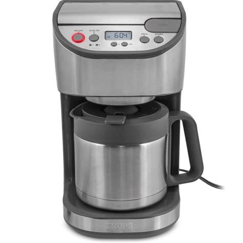 Meh: KRUPS Programmable Steel Carafe Coffee Maker (Refurbished)