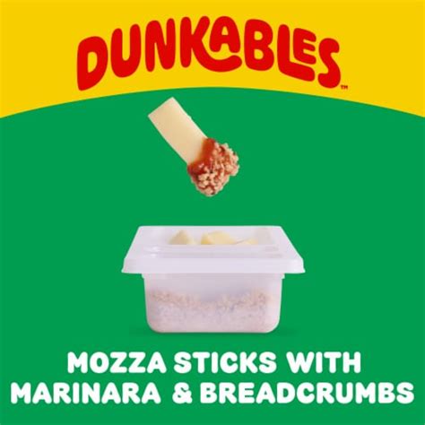 Lunchables Dunkables Mozza Sticks with Marinara & Breadcrumbs, 2.1 oz - Kroger