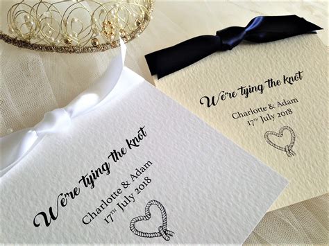 Tying The Knot Wedding Invitations £1.50 | Cheap Wedding Invites