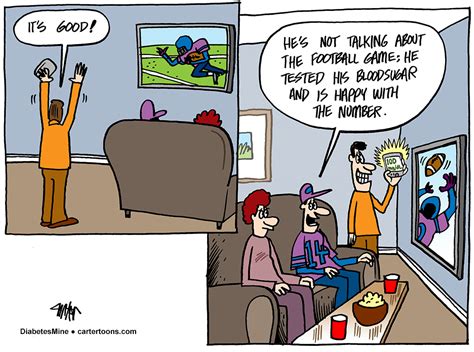 Sunday Funnies, Jon Carter, diabetes cartoon