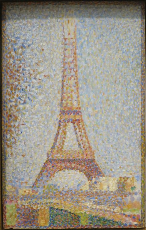 The Eiffel Tower (1889) by Georges Seurat – Artchive