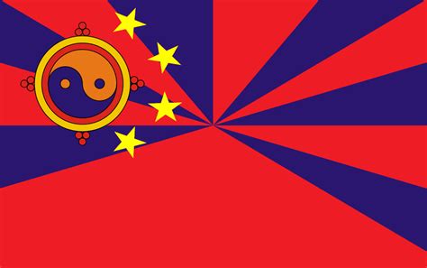 Chinese Tibet flag by weqrrwqw on DeviantArt