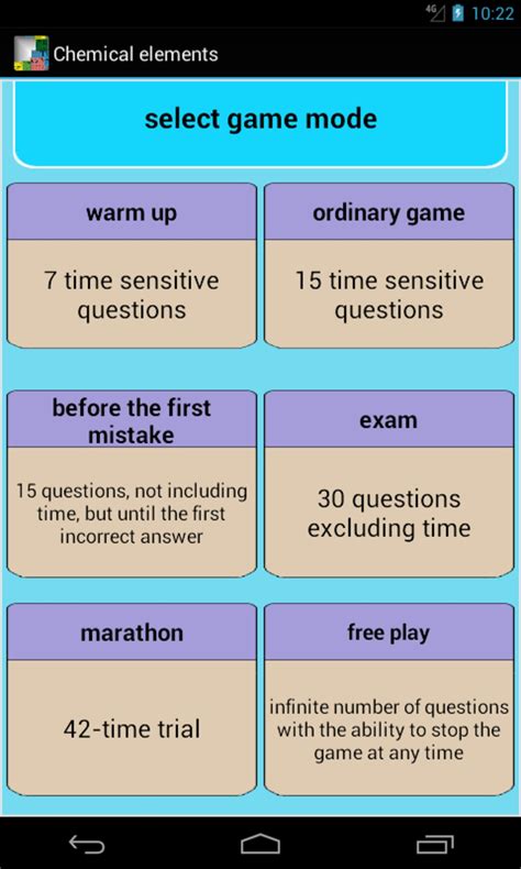 Chemical elements to learn APK for Android - Download
