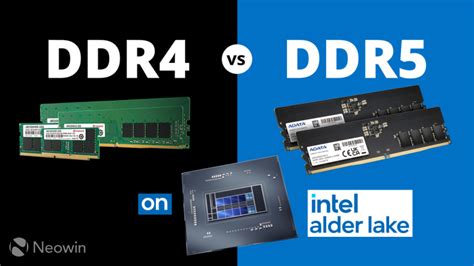 DDR4 or DDR5, what's the difference and how to choose for your 12th gen Alder Lake PC ...