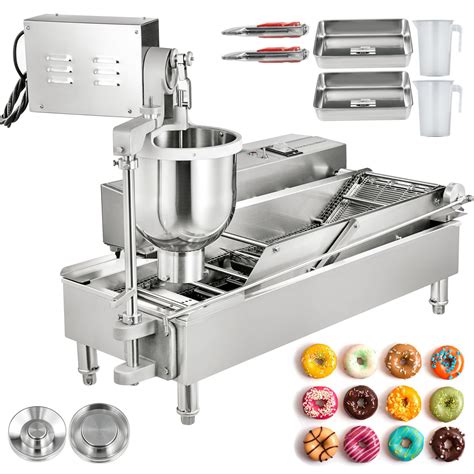 VEVOR Commercial Automatic Donut Making Machine 2 Rows Auto Doughnut ...