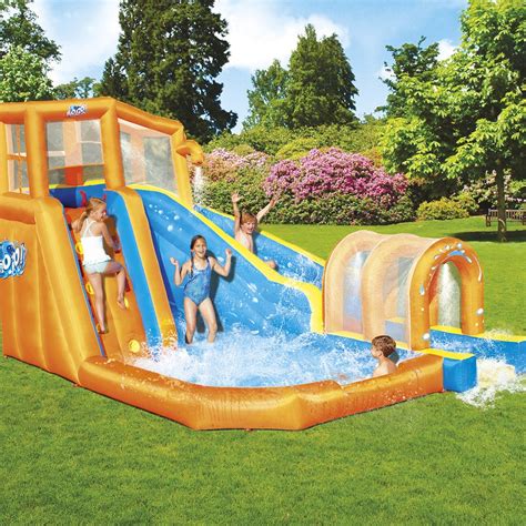 Water Bouncy Castle Bestway Huricane Tunnel Blast Mega Park 420x320x260 ...