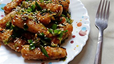 Chilli Baby Corn (Manchurian) Recipe | Rezept