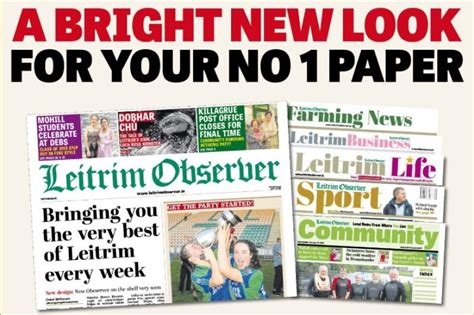 Don't miss your new-look Leitrim Observer - Leitrim Live