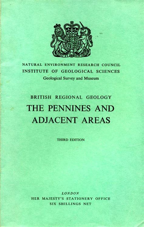 The Pennines and Adjacent Areas : British Regional Geology by Edwards ...