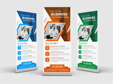 Corporate Roll Up Banner Design Template by Rakib Ali on Dribbble