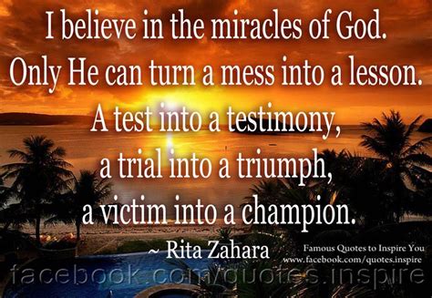 I believe in the miracles of God. | Spiritual quotes, Words of wisdom, God