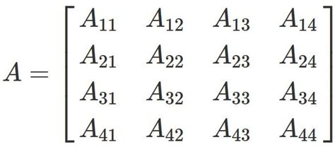 Determinant of a 4x4 matrix - SEMATH INFO