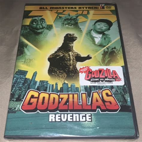 GODZILLA’S REVENGE (1969) DVD 2002 w/Godzilla’s son Minilla Kaiju Giant ...