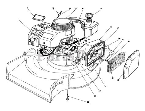 Toro 16585 - Toro Walk-Behind Mower (SN: 008004252 - 008999999) (1988) ENGINE ASSEMBLY Parts ...