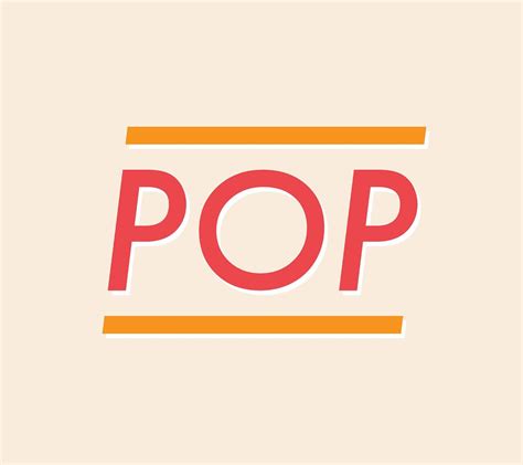 Pop culture month logo | Pop culture, Pop, Typography