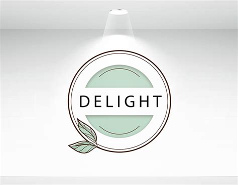 Delight logo design on Behance