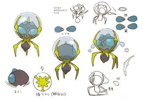 Dewpider Concept Art | Pokemon sketch, Concept art books, Pokemon art