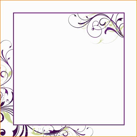 Blank Invitation Card Template Free - Cards Design Templates