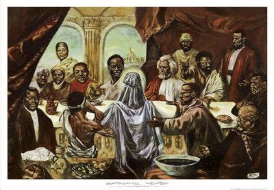 Last Supper - 26x38 - print - Cornell Barnes | African american art ...