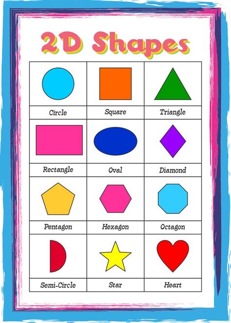 2 Dimensional Shapes Worksheet – English Worksheet