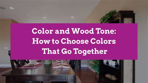 How to Choose Colors that Beautifully Pair with Wood Furniture and Floors | Dining room paint ...