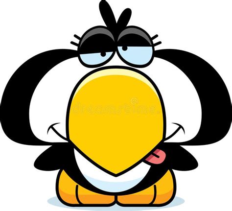 Cartoon Goofy Penguin stock vector. Illustration of dumb - 47399956