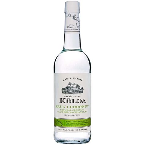 Koloa Kaua'i Coconut Flavored Rum Hawaii 750 ml - Noe Valley Wine & Spirits