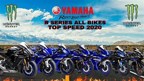 Yamaha R125 R15 R25 R3 R6 R1 R1M Top Speed 2021 - YouTube