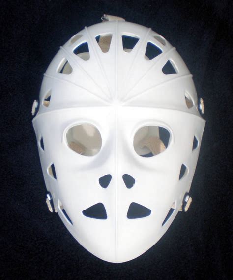 MYLEC VINTAGE STYLE WHITE HOCKEY GOALIE FACE MASK HELMET NHL STREET | Goalie mask, Hockey mask ...