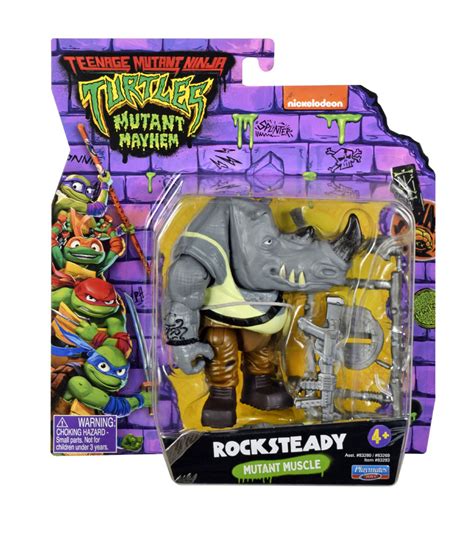 Teenage Mutant Ninja Turtles: Mutant Mayhem Rocksteady Basic Action Figure | Toys R Us Canada